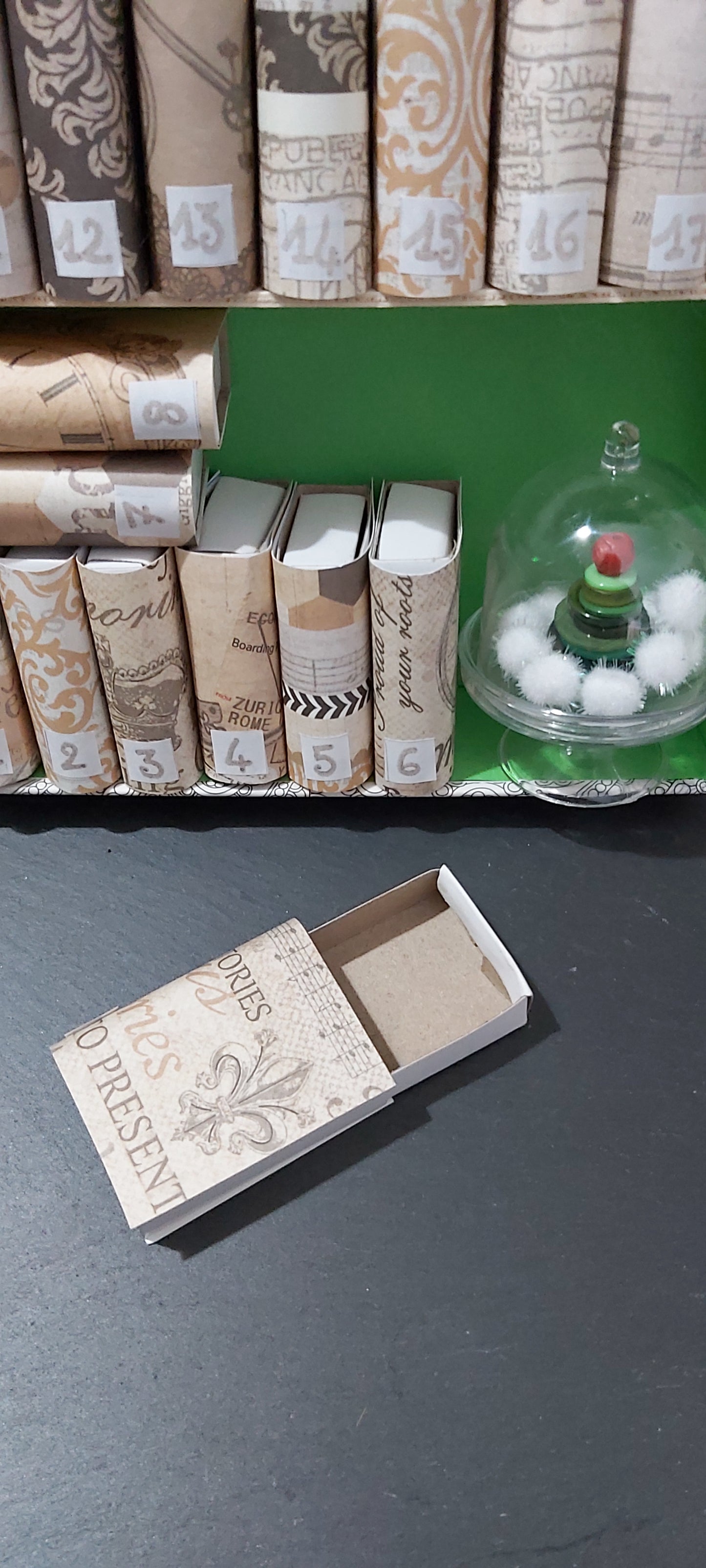 La bibliothèque de l'Avent verte
